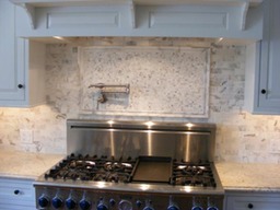 Marble Tile Backsplash